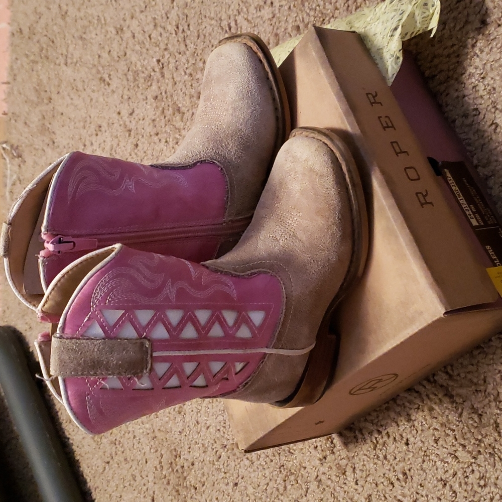 Roper Square Toe Cowboy Boots